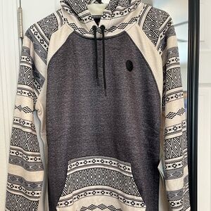 hooey aztec print sweatshirt